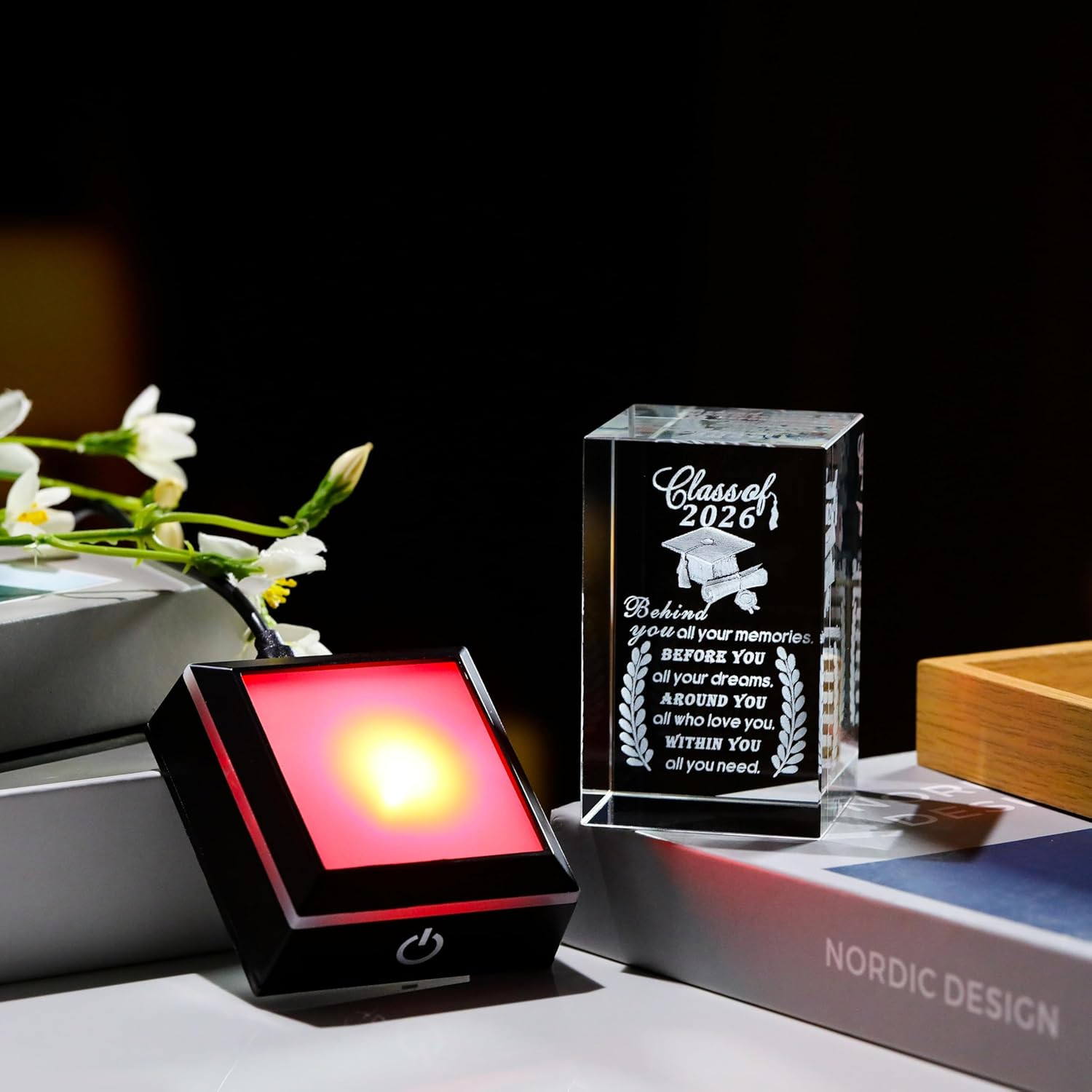 Graduation Gift for Her Him 2026 Unique – 3D Layser Engraved Class of 2026 with
