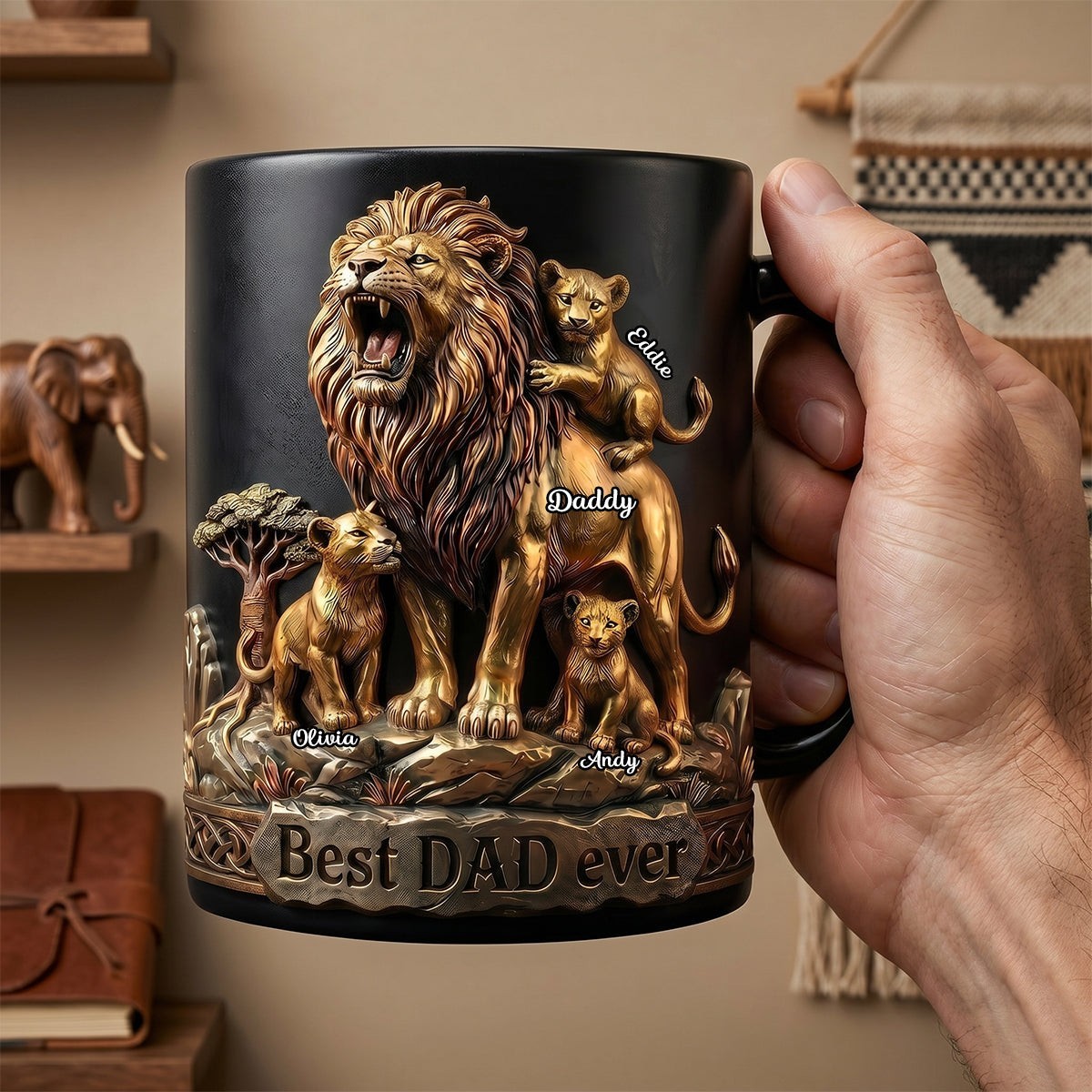 Best Dad Ever Magic Mug – Personalized Gifts For Dad