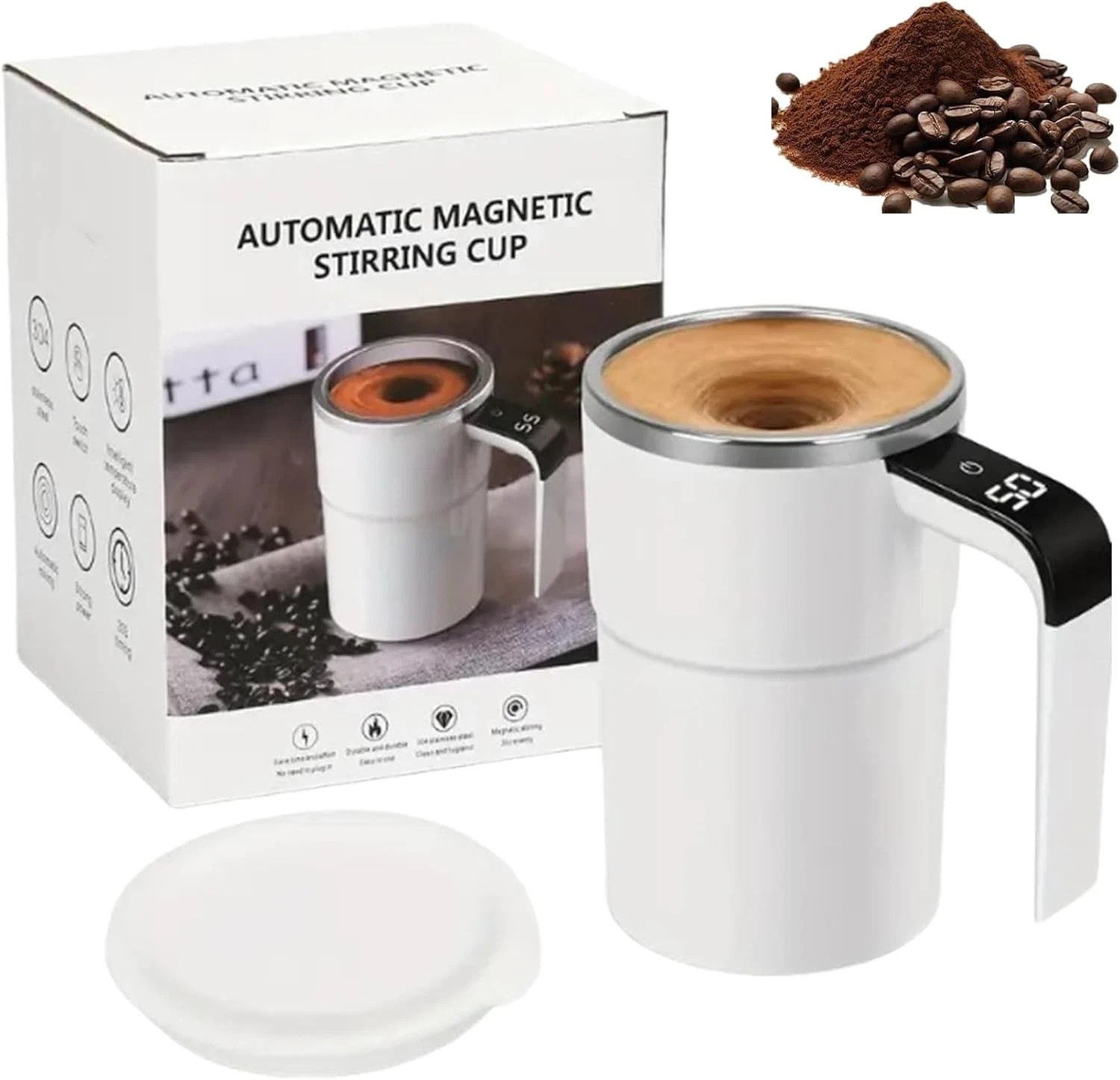Self Stirring Cup Automatic Electric Mixing Coffee Milk Tea-FAST US SHIP