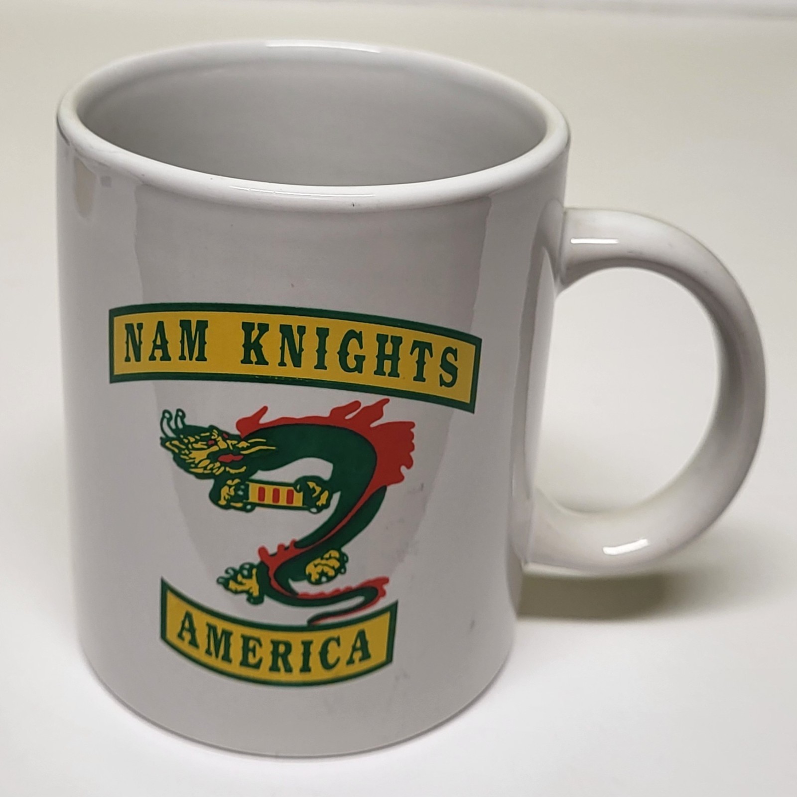 Nam Knights AMERICA Motorcycle Club Coffee Cup Mug