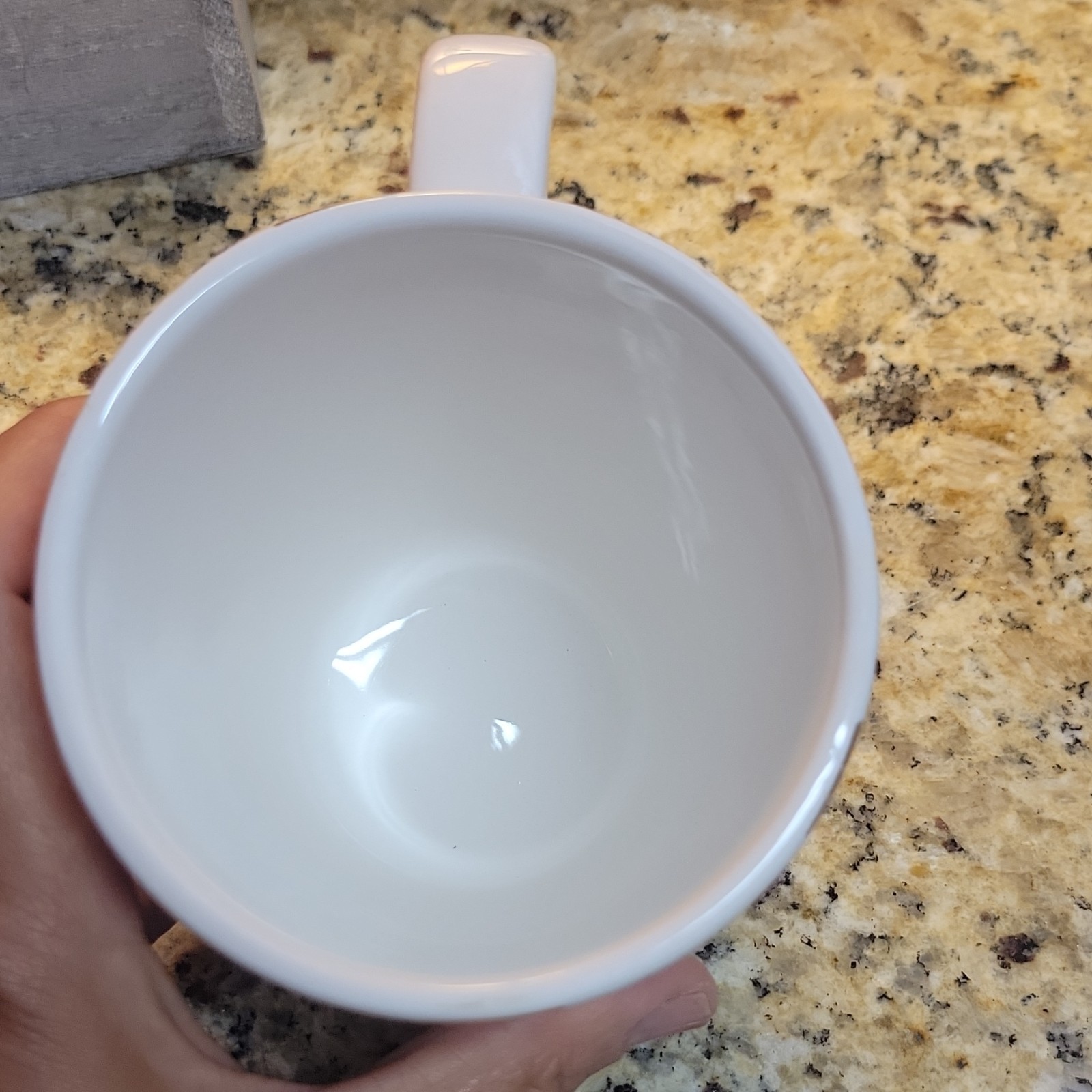 Pier 1 Confetti Ironstone Coffee Mug Polka Dot Multicolor Microwave Safe