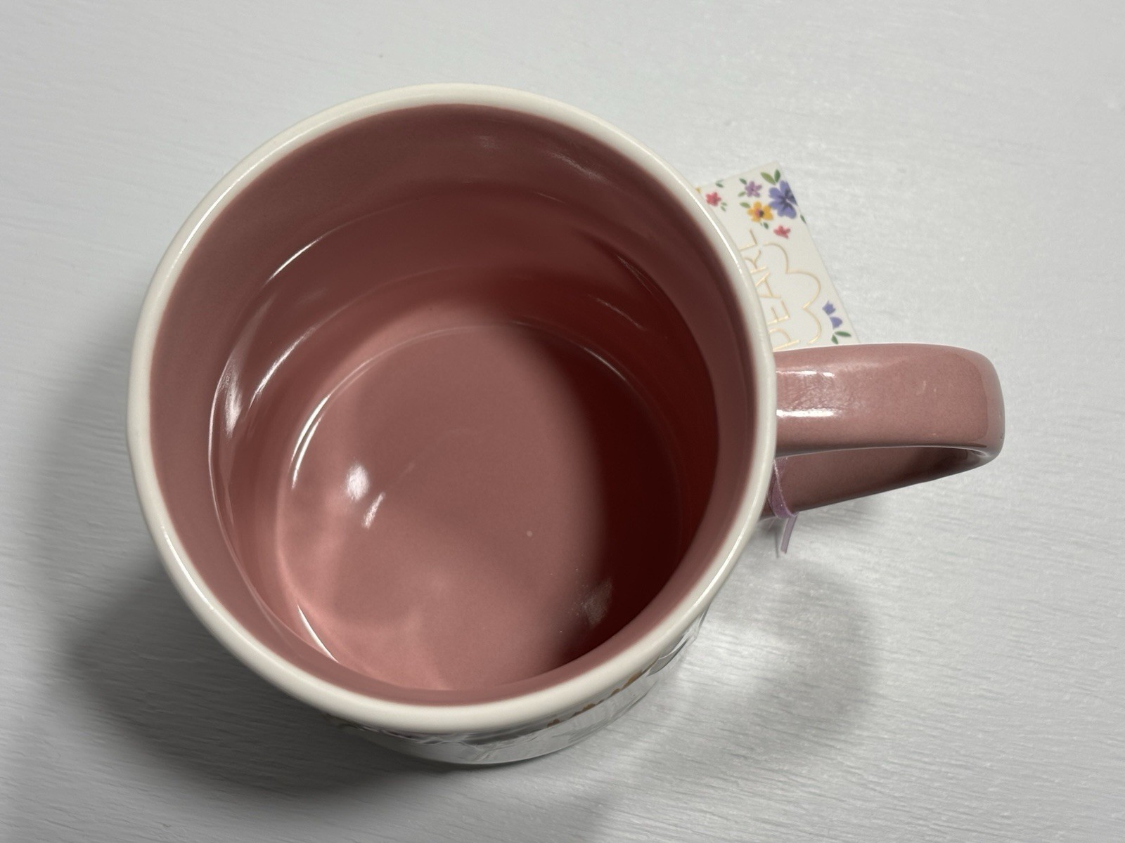 Petal & Pearl Spring Flowers Floral 22 Fl Oz Ceramic Coffee Tea Mug Gift
