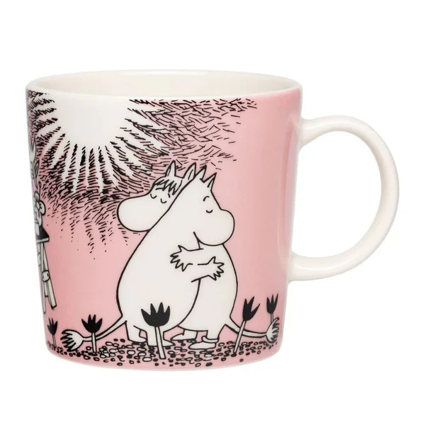 Moomin Love 30TH Anniversary Edition Mug 0.3L with gift Box Pink