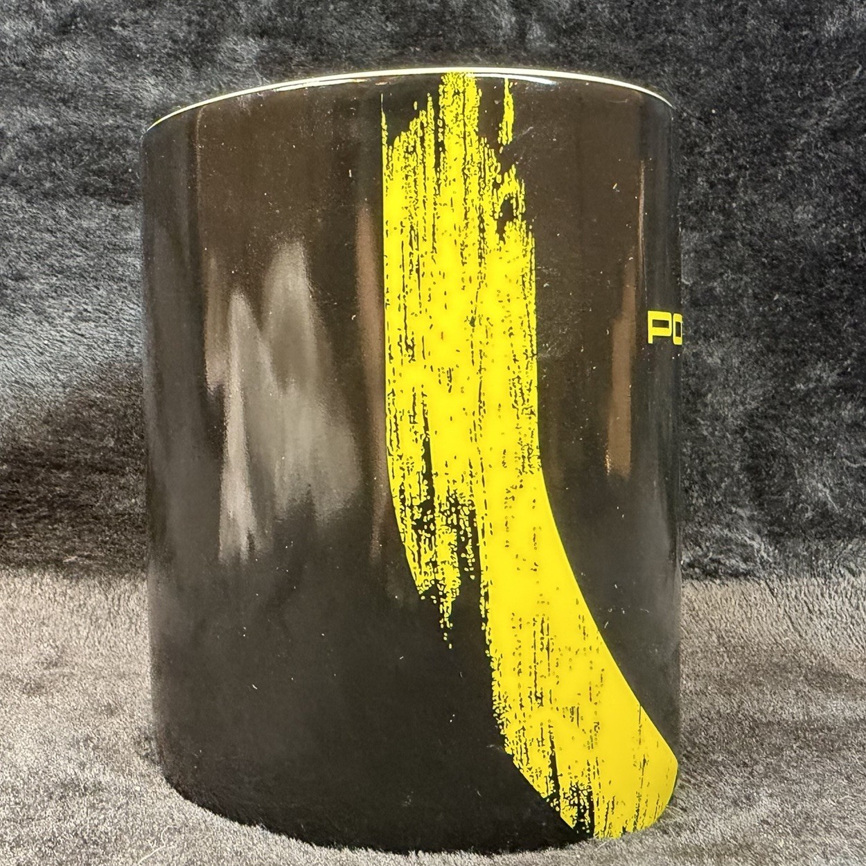 Porsche Black Matte Coffee Mug Germany 14oz Numbered 9800/10000 Limited Edition