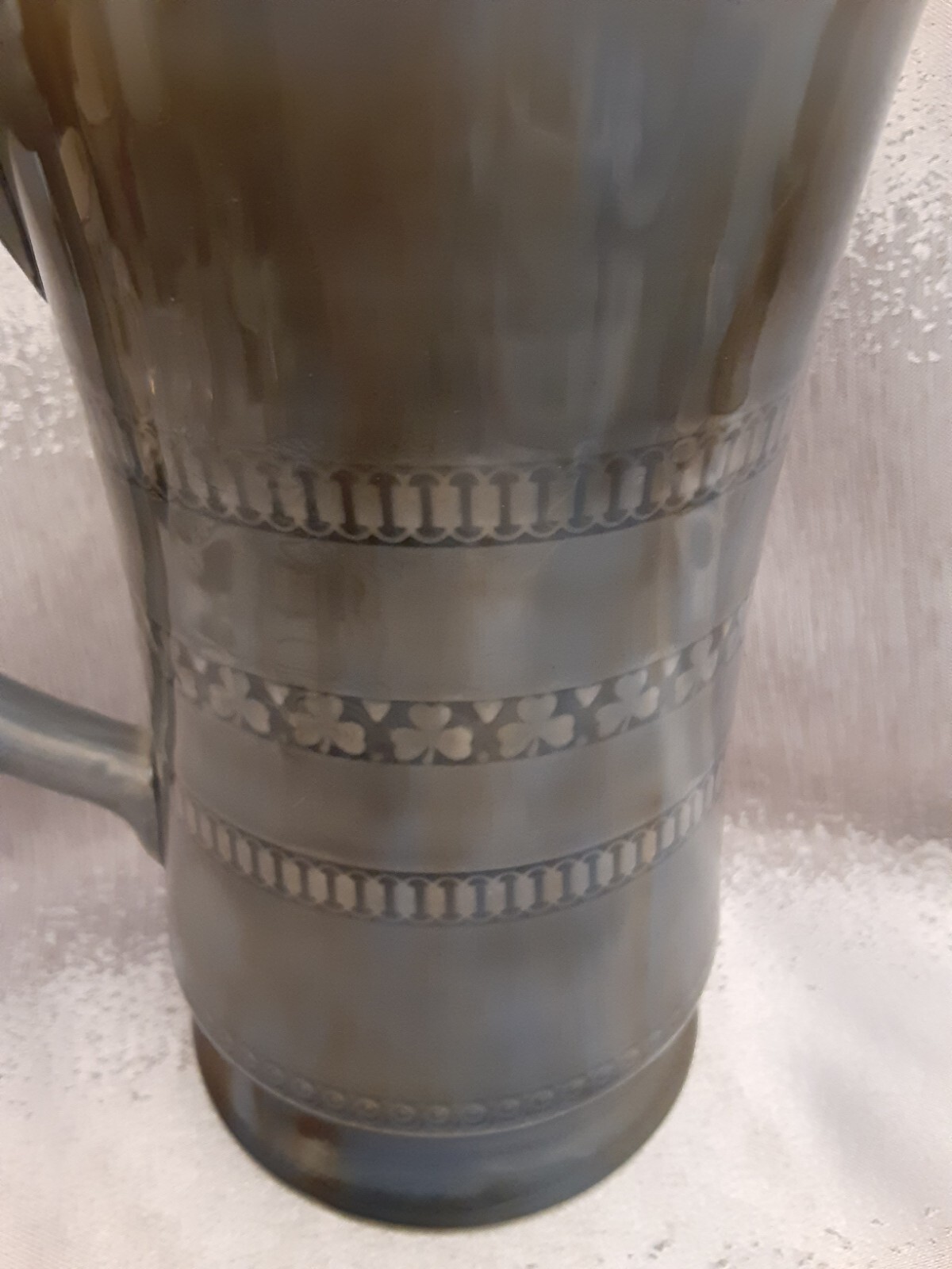 Wade Irish Porcelain Mug with Clovers Ireland 20 Oz