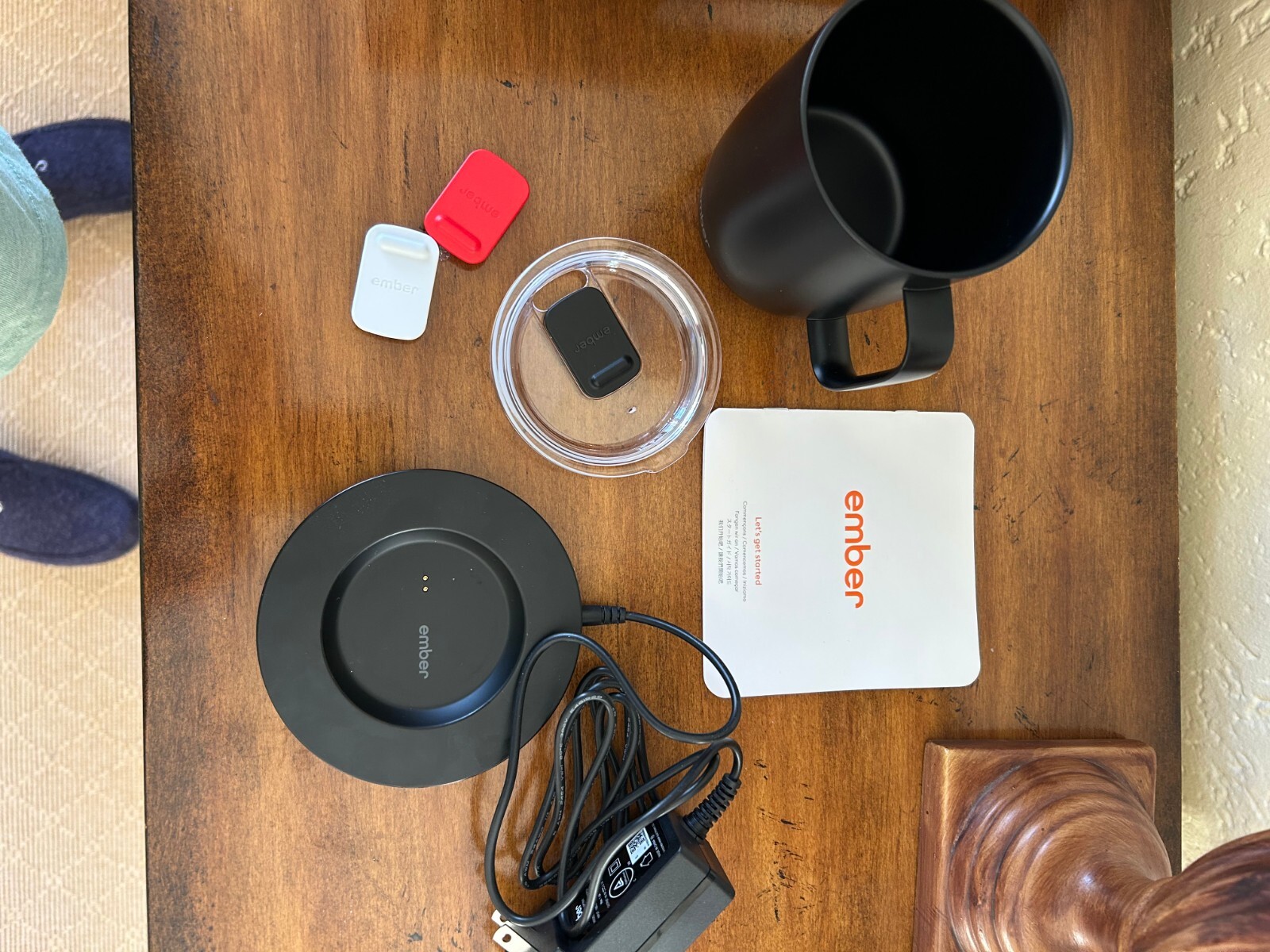 Ember Temp Control Smart Mug, 14oz, App-Ctrl Heated Coffee Mug & Cover Freeship