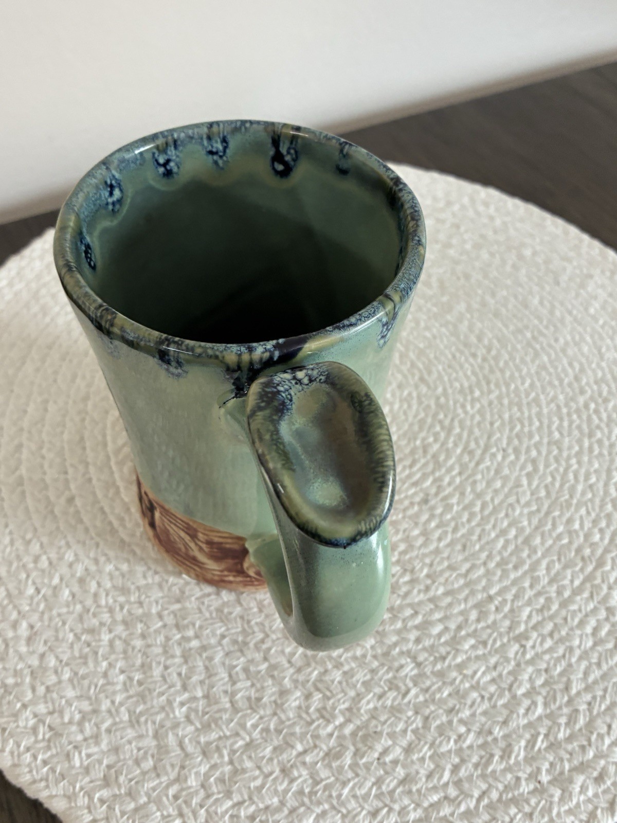 Green Ceramic Savannah Travel Souvenir Coffee Mug, 16 fl oz, Decorated