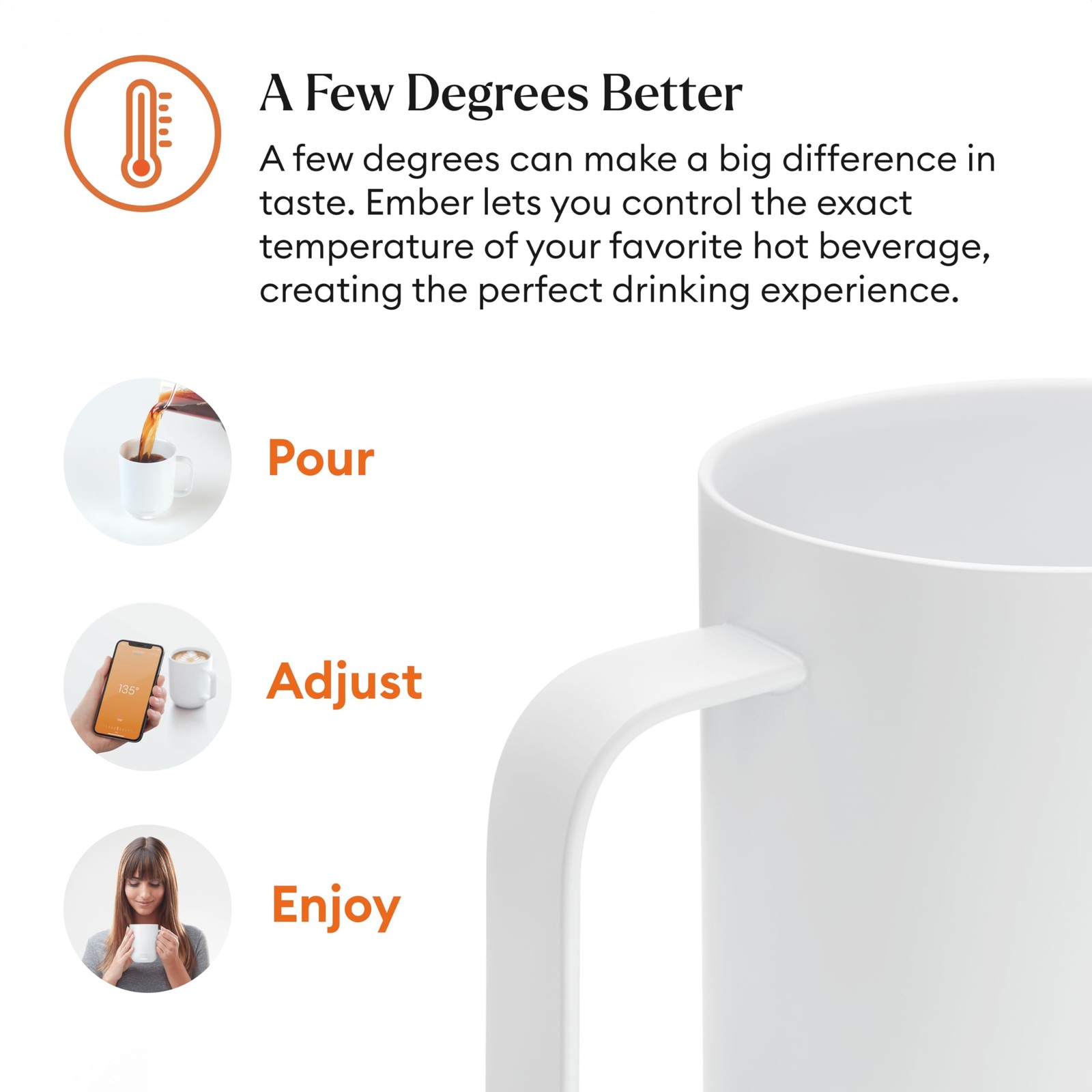 Ember Temperature Control Smart Mug 2, 14 Oz, App-Controlled Heated Coffee Mug
