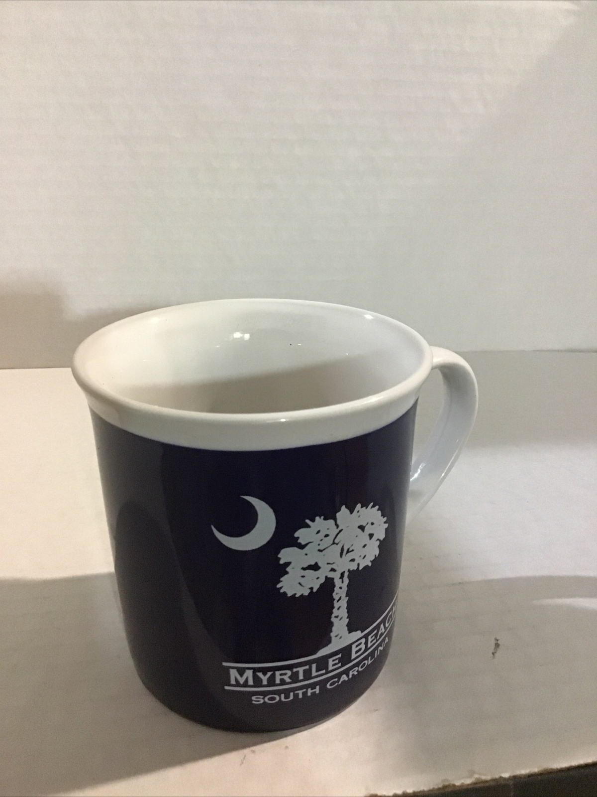 MYRTLE BEACH SOUTH CAROLINA COFFEE MUG. Art Deco Print Mug. B126