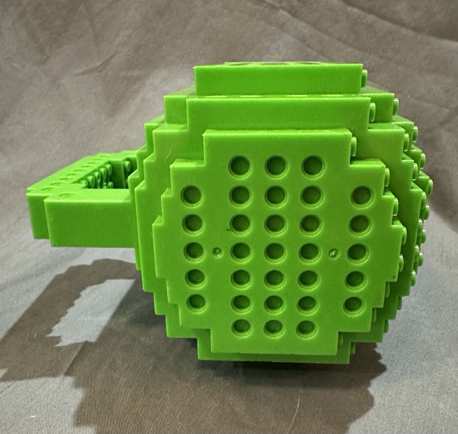 Build On Brick Set Of 3 Mugs, Red, Green, And Blue In Color