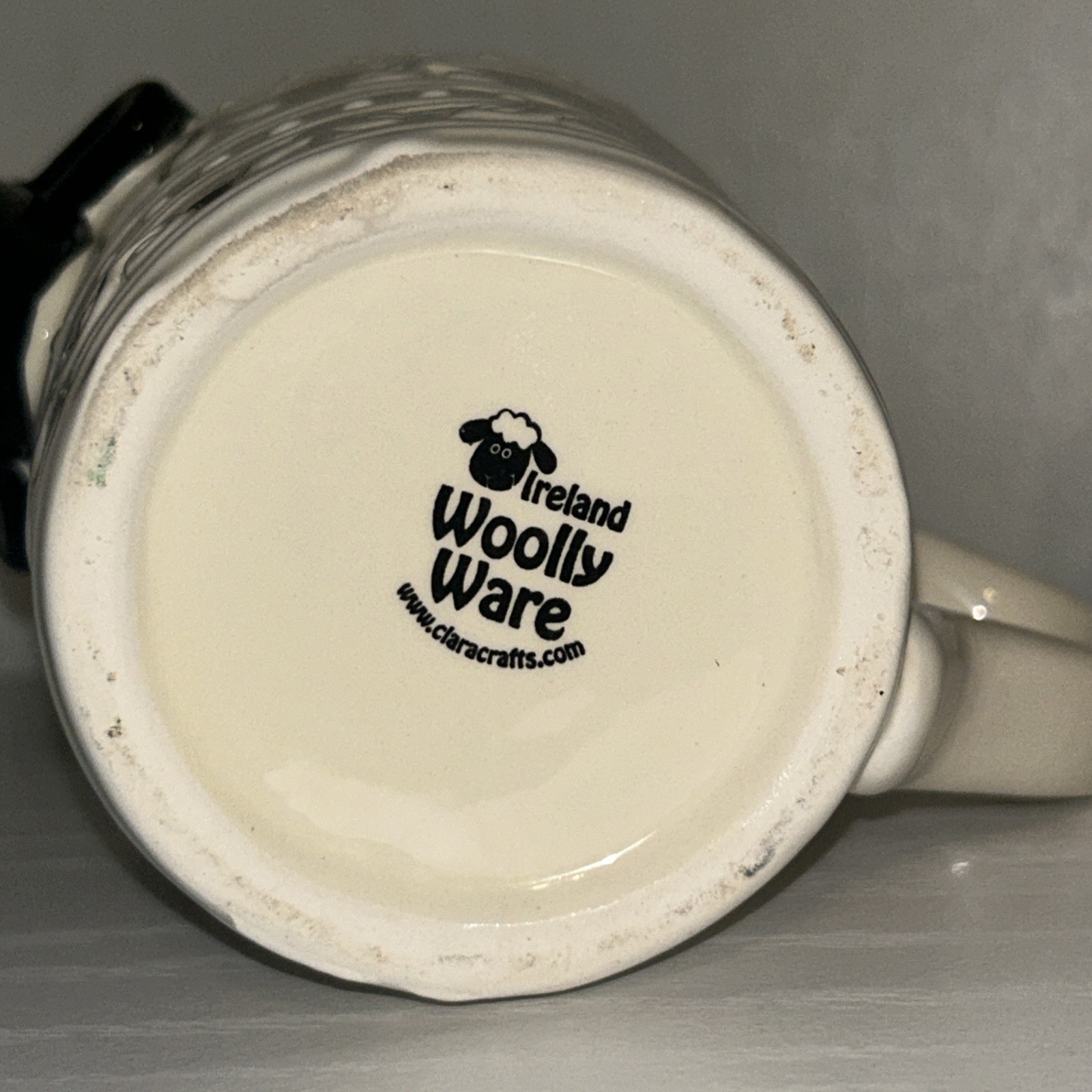Royal Tara Irish Mug Woolly Sheep White Ceramic Tea Cup Coffe Mug 13 fl oz