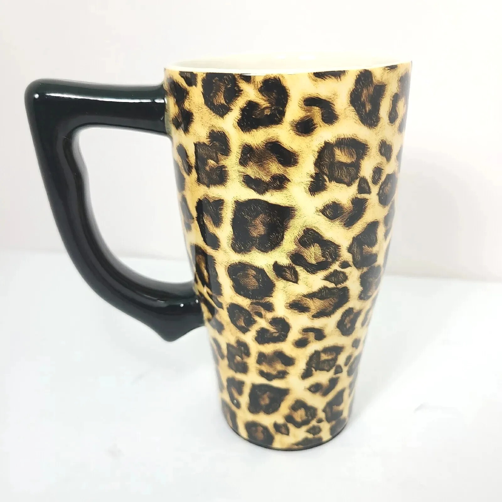 Spoontiques Coffee Mug Animal Print Spotted Cat Leopard Cheetah Novelty