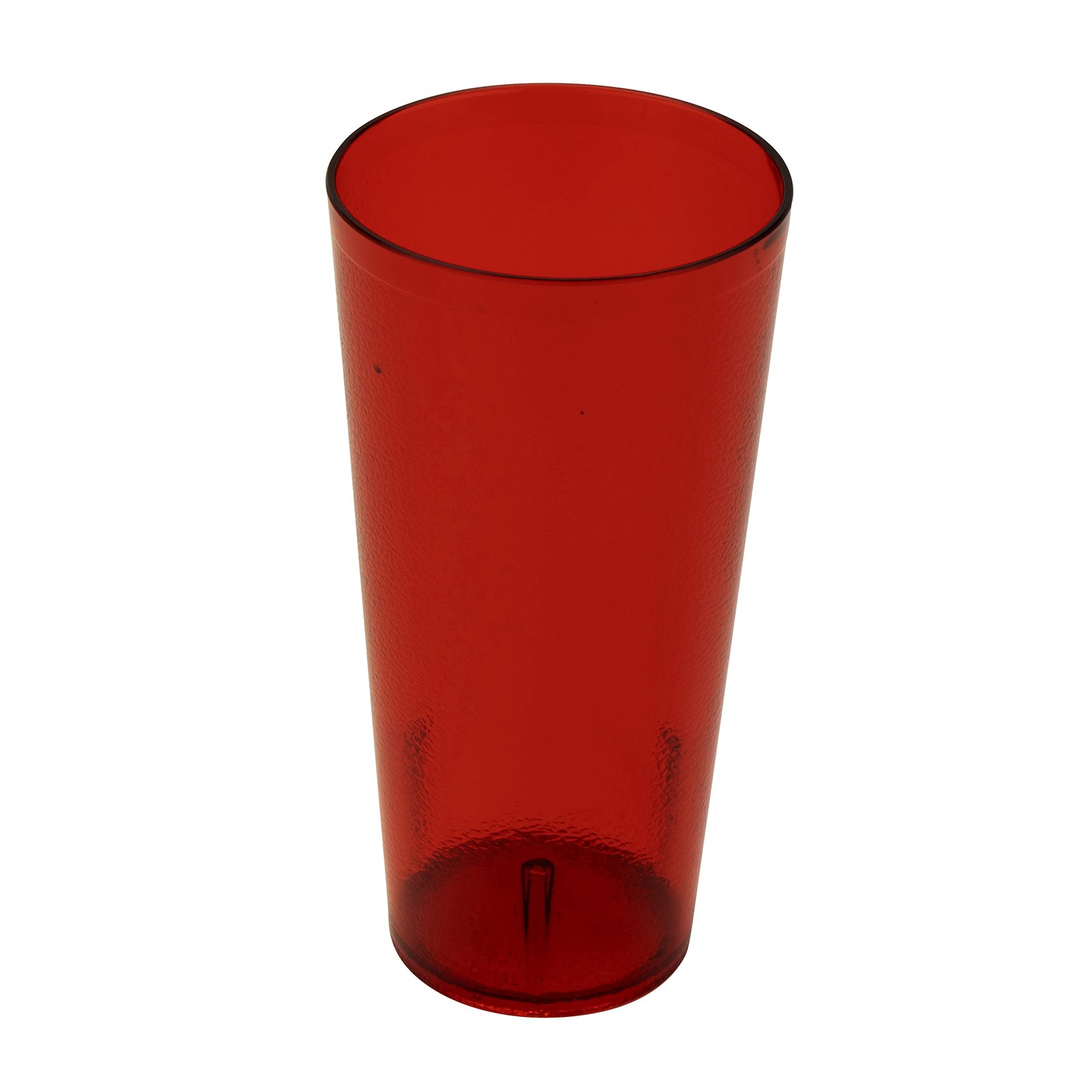 24 oz Red Plastic Restaurant Tumblers Set of 4 – Heavy Duty Drinkware