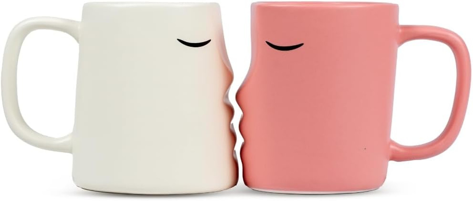 Occasionals Kissing Couple Mug Set, Wedding Present for Couples, Engagement Gift
