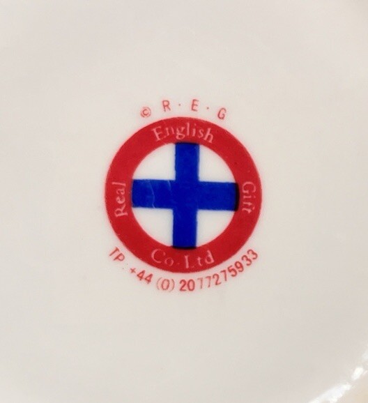 Union Jack British Flag United Kingdom White Coffee Mug REAL ENGLISH GIFT Co Ltd