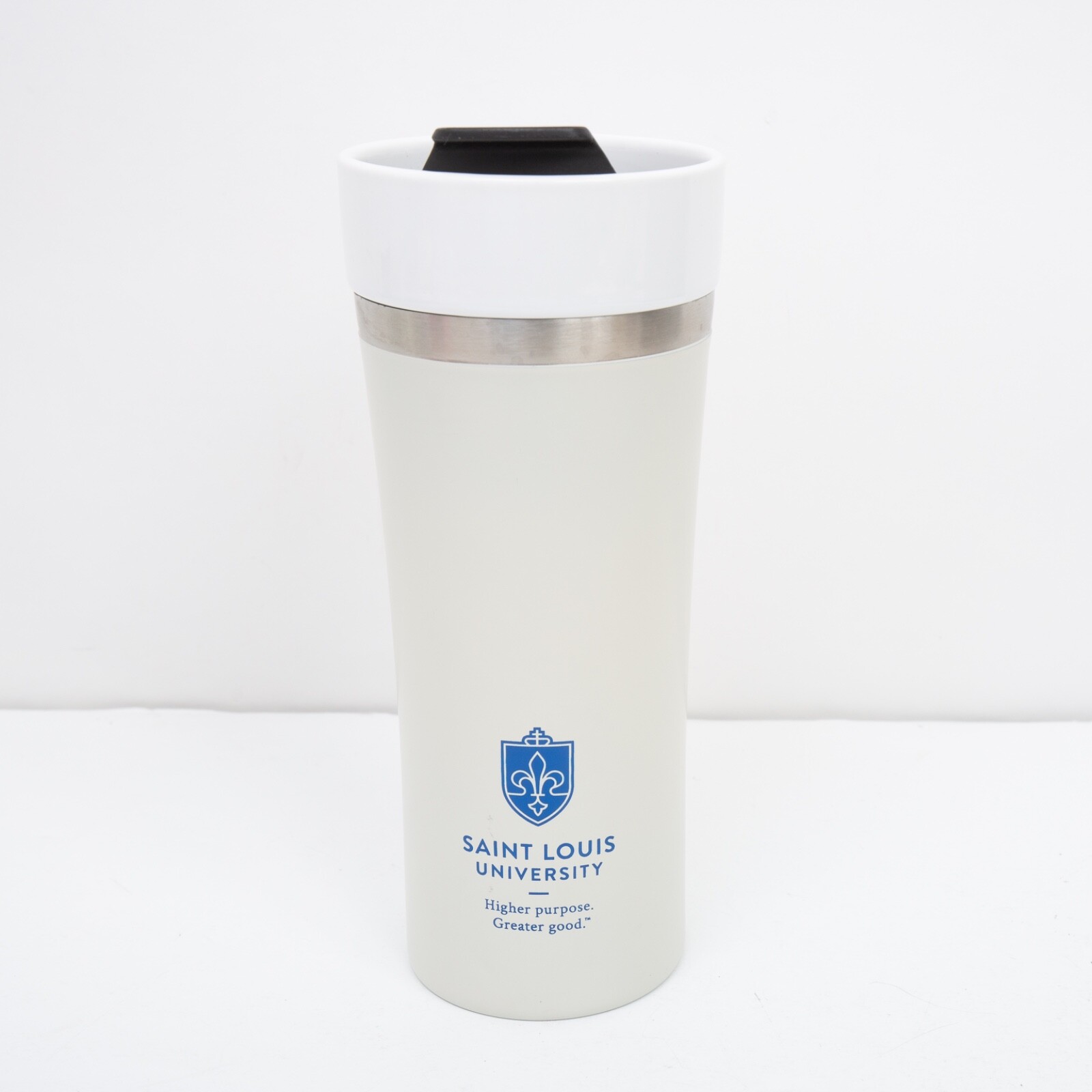 SLU STL Missouri St. Louis University Tumbler Coffee White 13 oz.