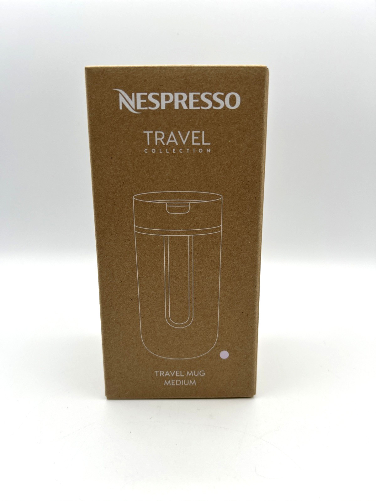 OOS Nespresso Travel Collection Mug Medium 13.5 oz Lavender LIMITED EDITION NIB!
