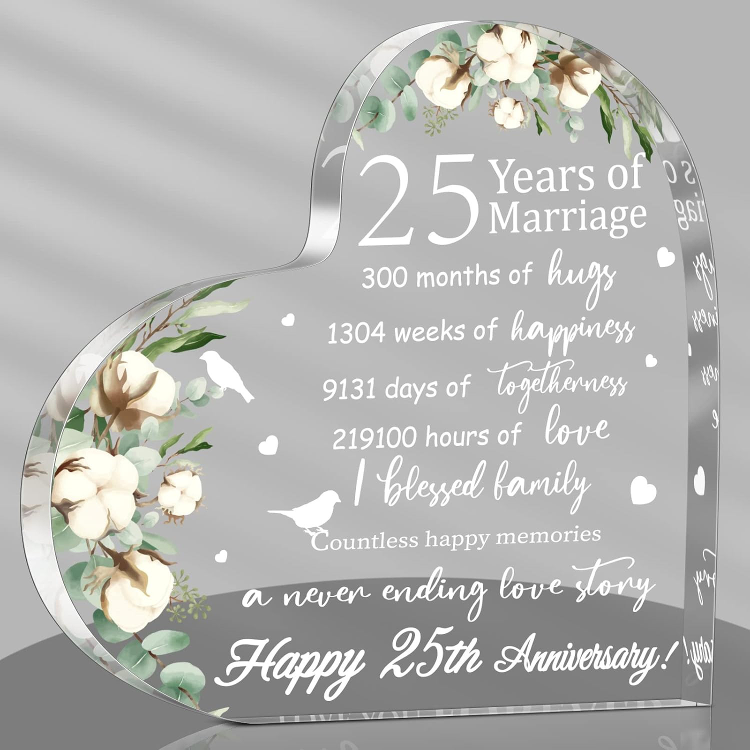 Wedding Gift for Her Years of Marriage Gift Happy Anniversary Present for Woman