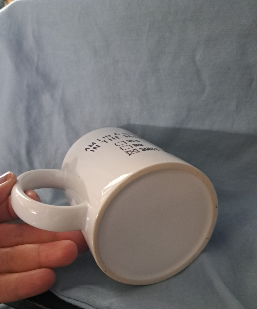 Coffee cup – Am I In A Good Mood In The Morning – Funny Mug – yes, no, shut up