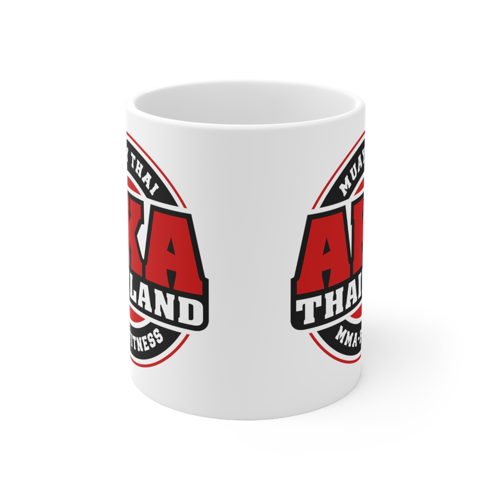 AKA Thailand Muay Thai Gym Logo 11oz Coffee Tea White Mug