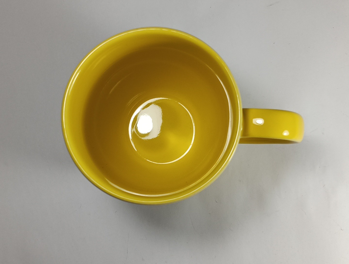 YO HEART CAFE’ BUSTELO Coffee Tea 4″ Yellow Mug Cup I Love NEW RARE