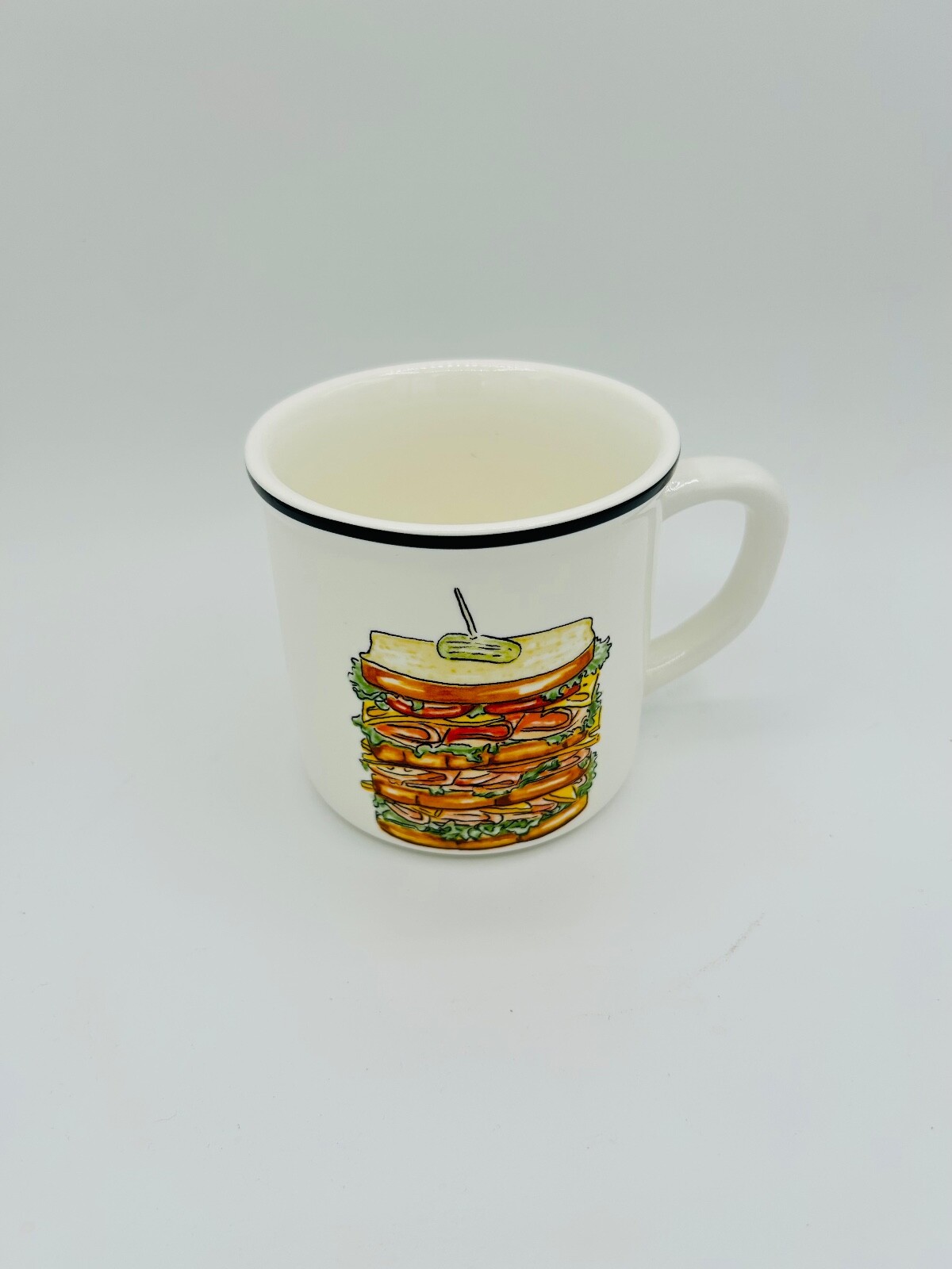 NEW Pottery Barn Friends “Joey Doesn’t Share Food” Sandwich Mug