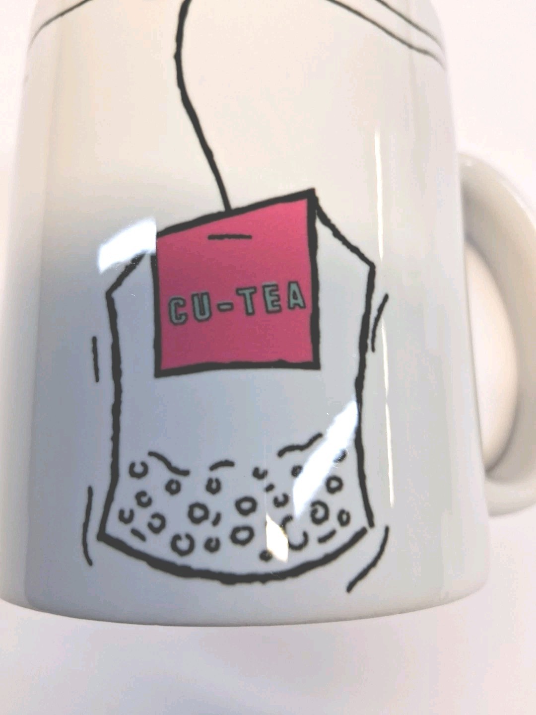 “CU-TEA” (CUTIE) Mug For Tea or Coffee From Thailand – Tea Bag,Nickname, Gift