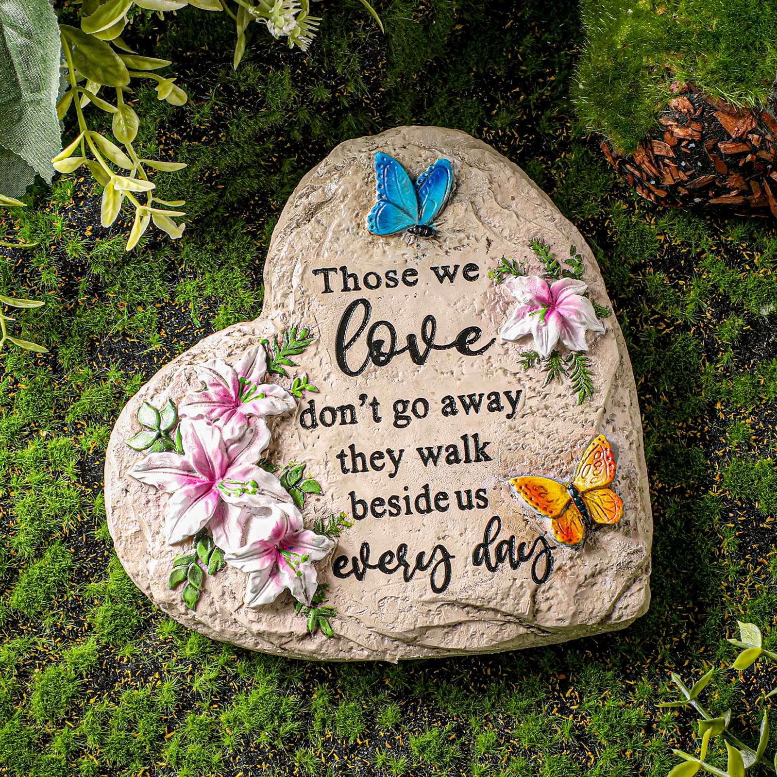 6 Inch Memorial Garden Stone Sympathy Gift for Loss of Loved Stepping Stones …
