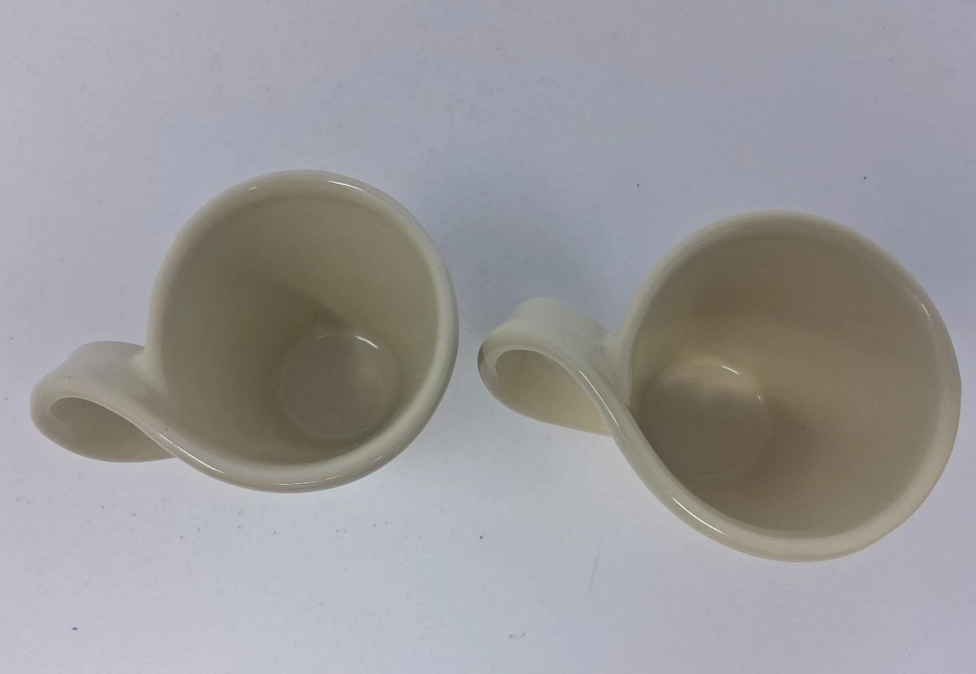 Villeroy & Boch New Wave Demitasse Cup Lot Of 2 Espresso Pale Yellow Mini 2.75″