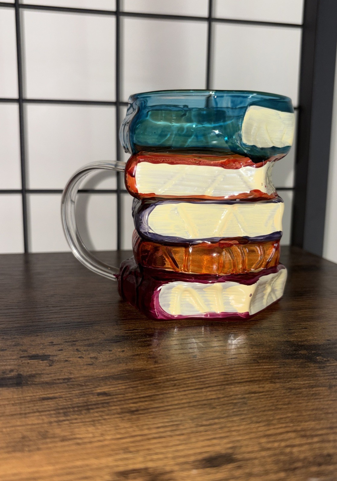 Painted Book Mug Novelty 3d Painted Book Coffee Mug Unique Books Stack Cup