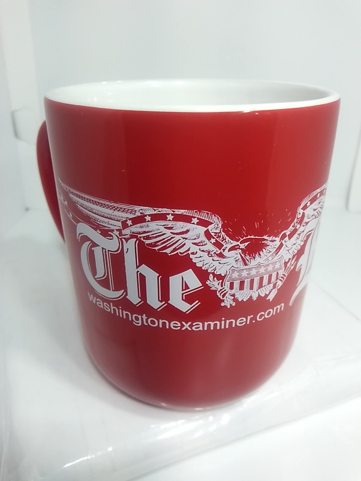 THE WASHINGTON EXAMINER NEWSPAPER COFFEE MUG. THE EXAMINER Art Deco Mug. B264