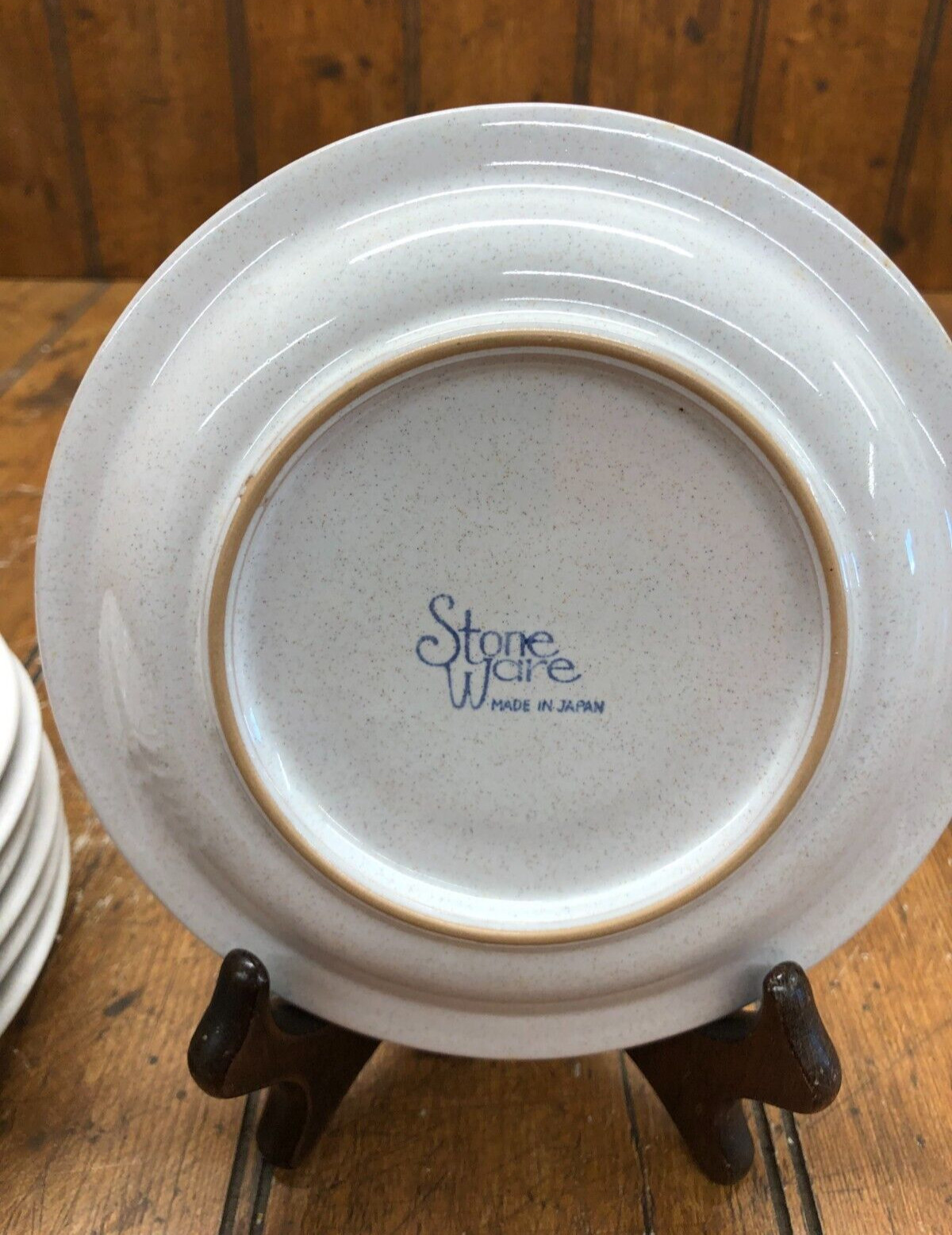 Nikko Color Stone Stoneware-7 Saucers 6-3/8″