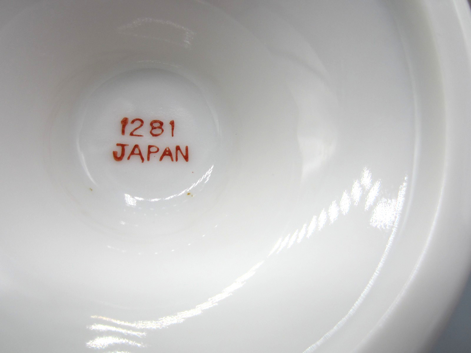 Pair of Footed Japan White Pink Rose, Blue Rose Coffee Tea Cup 9 oz. (577)