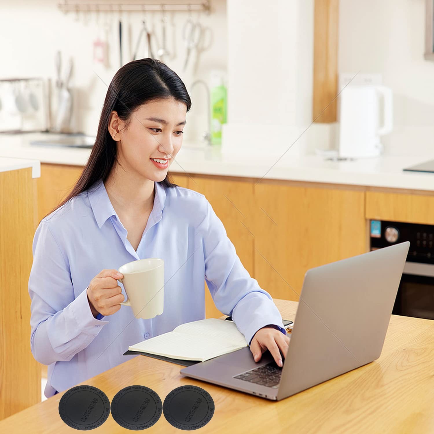 20pcs Rubber Bottoms for Sublimation Tumbler, Protective Non-Slip Silicone Bo…