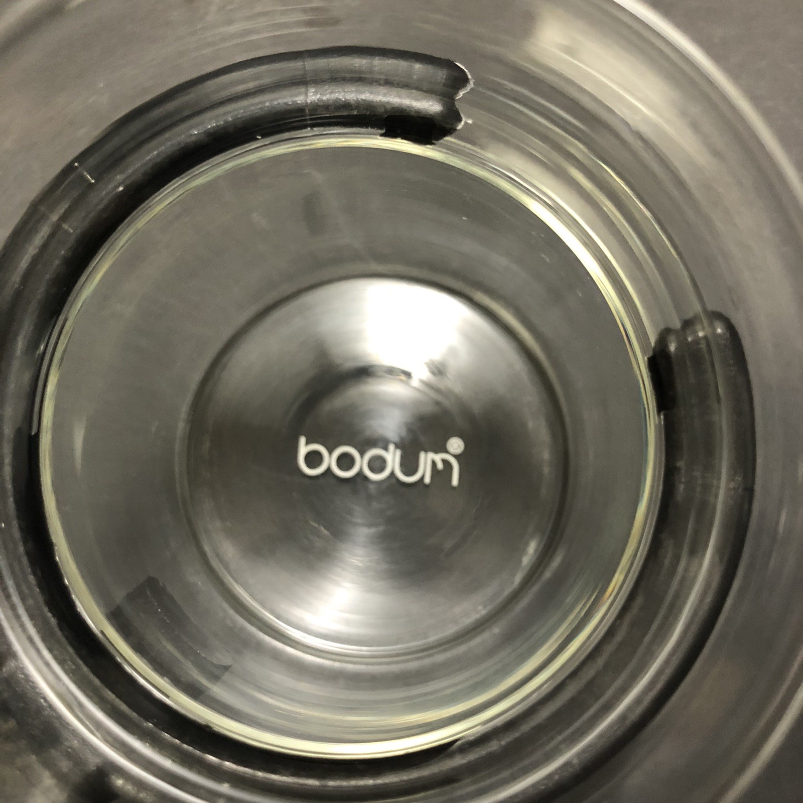 Bodum Glass Cups with Black Handle Picard Set of 2 Tea Coffee Espresso Mugs