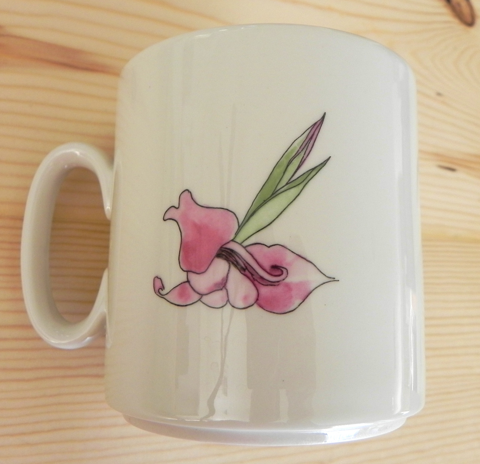 Villeroy & Boch Coffee Mug Gladiola/Daffodie/Petunia Made in Luxembourg