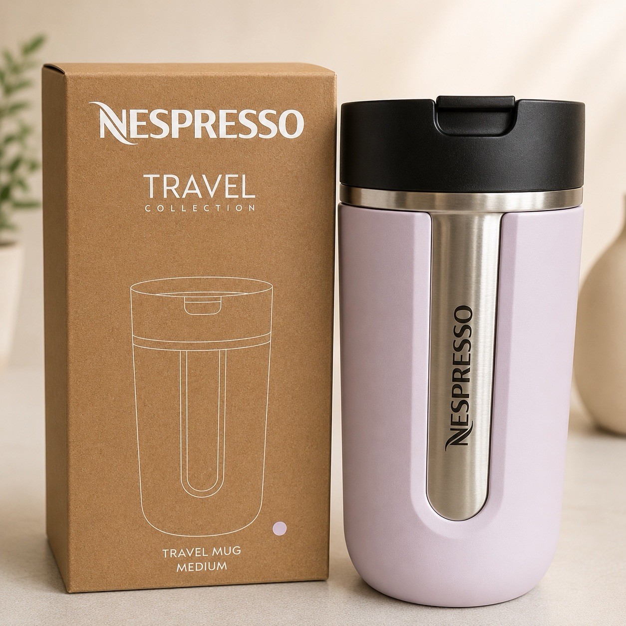 NESPRESSO Travel Mug Lavender 13.5oz 400ml