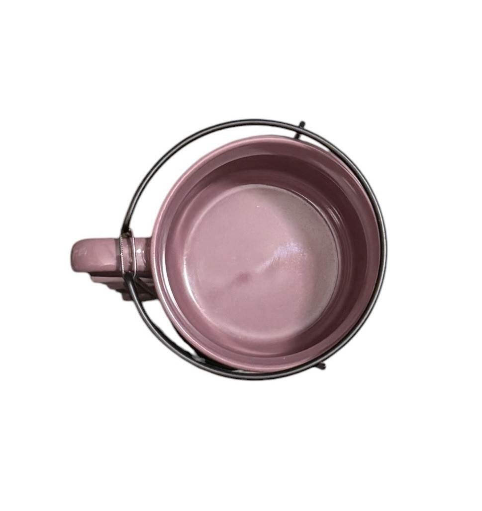 Thyme & Table Purple Pink Ceramic Stacking Mugs With Stand – Set Of 4 – NWT