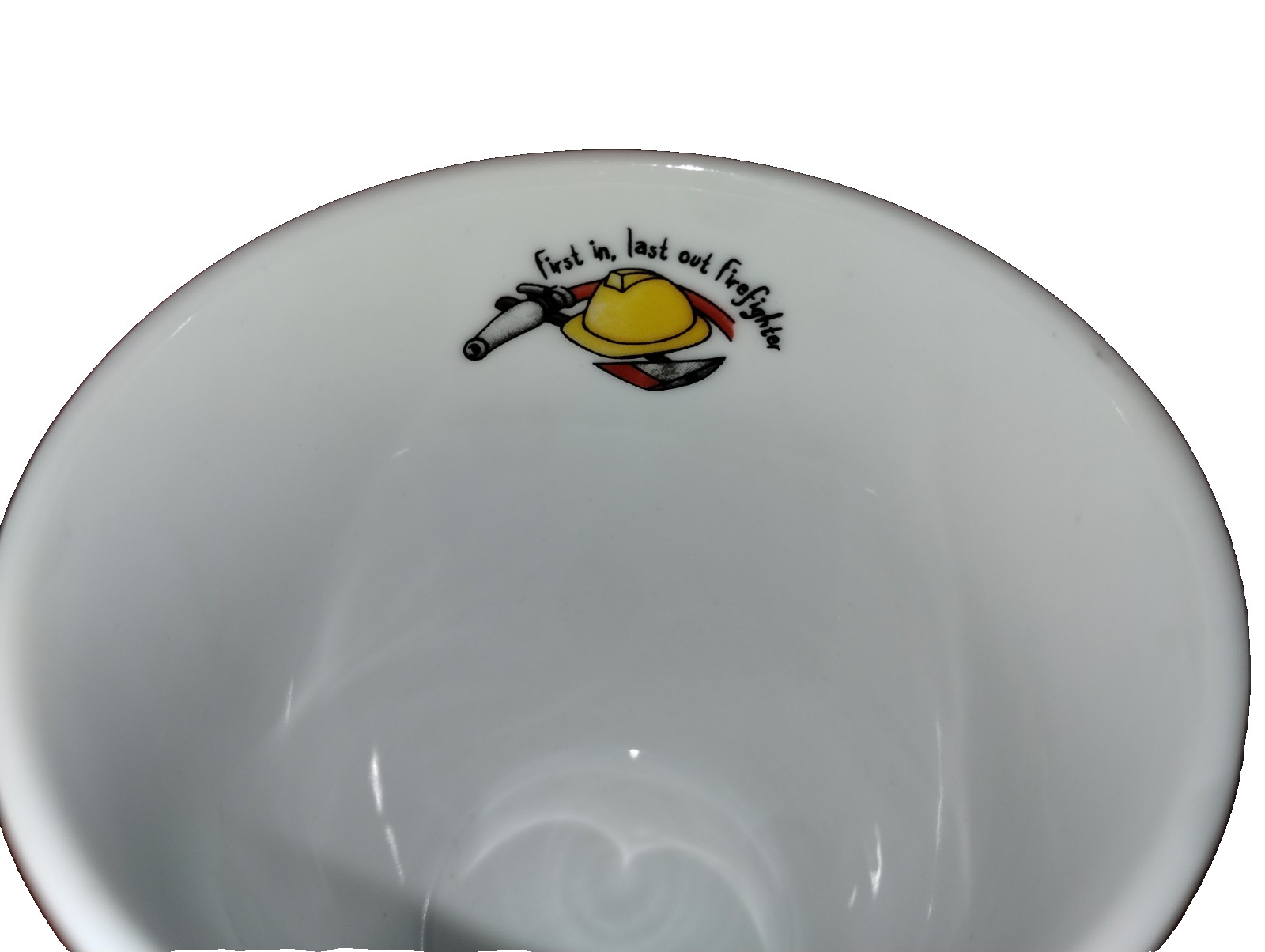 Firefighter, “First In, Last Out”, Coffee Cup/Mug, H&H, Fire House.
