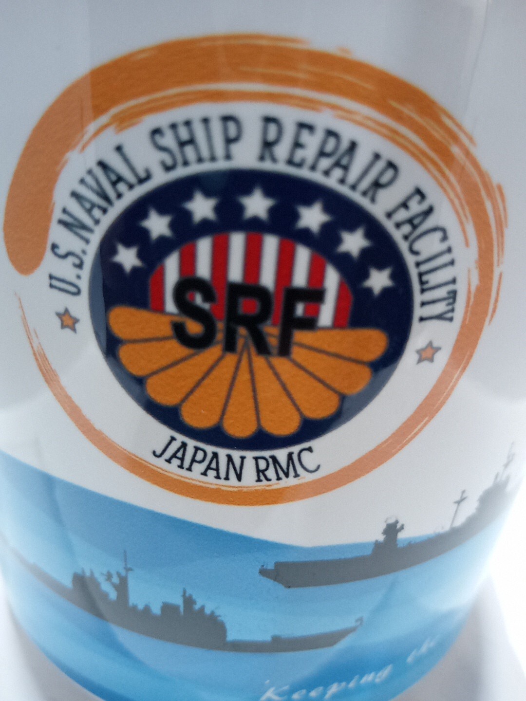 US NAVAL SHIP REPAIR FACILITY COFFEE MUG. JAPAN RMC MUG. US SRF JAPAN Mug. B319