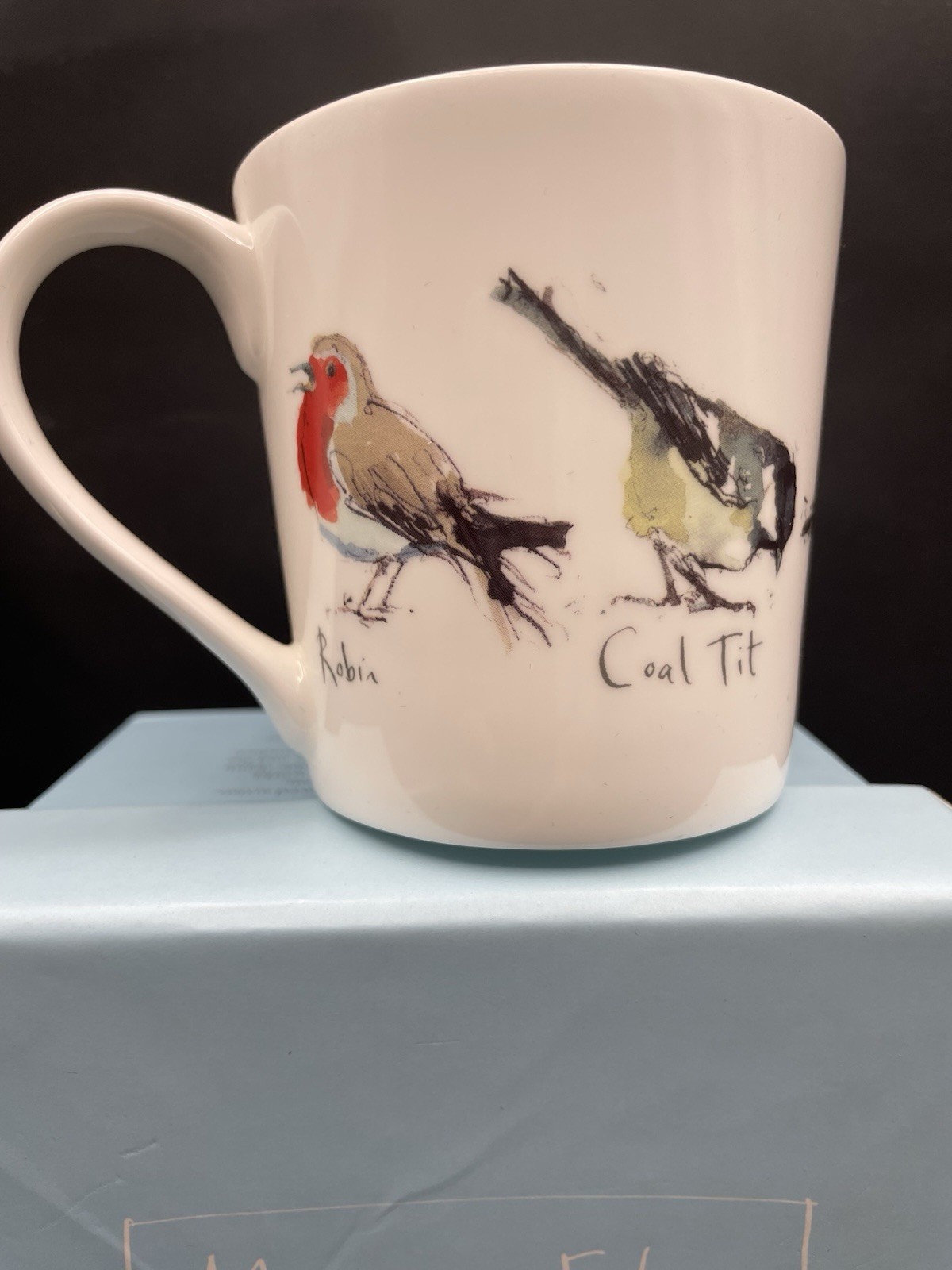 2014 Madeleine Floyd Bone China Mixed Birds Mug Otter House England New In Box