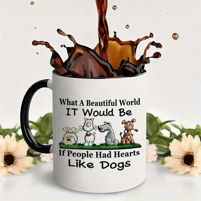 11 oz, like dog funny Mug birthday gift drinking cup ceramic room decoration