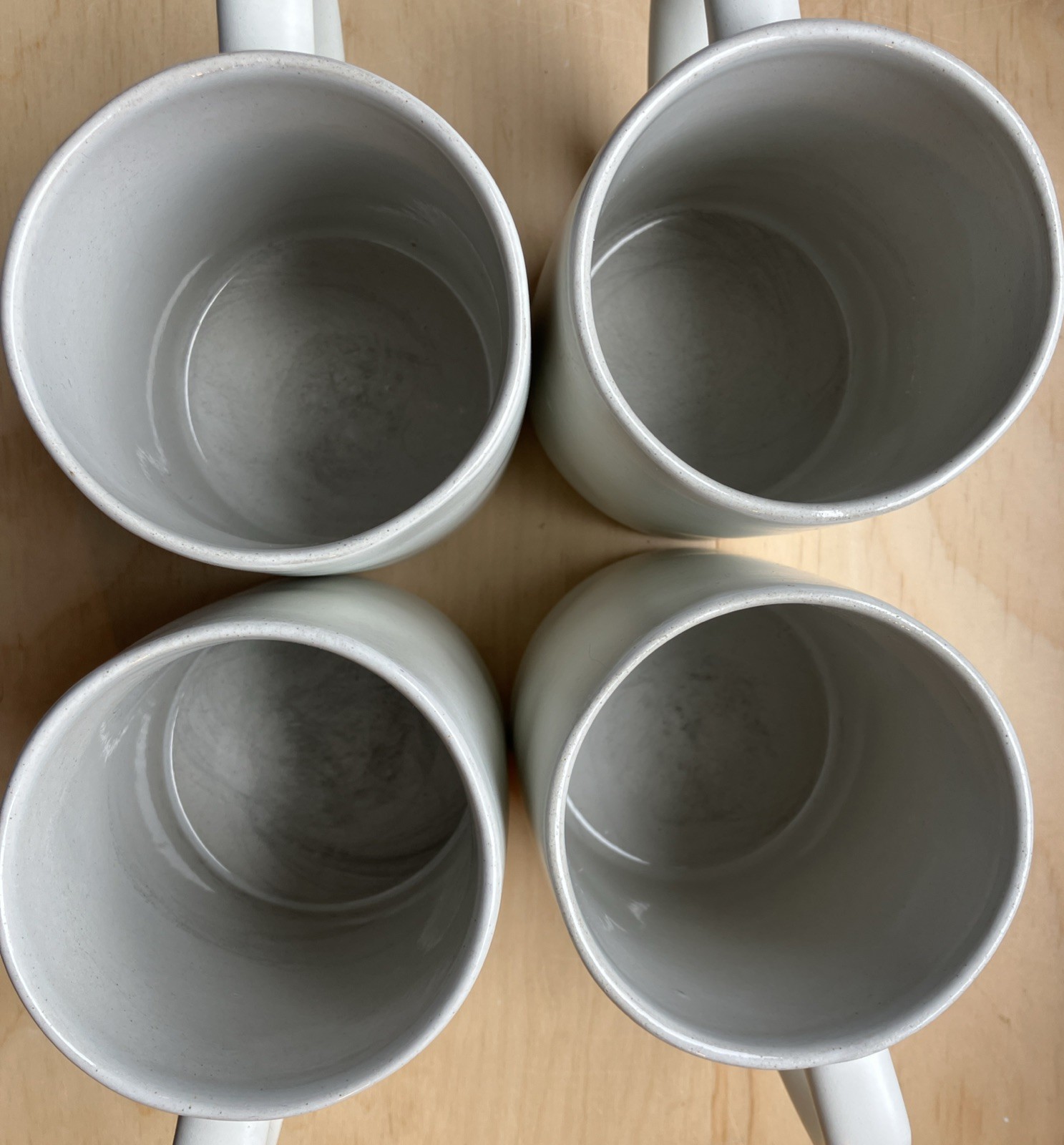 Hearth And Hand Magnolia Stoneware Mug Cream White Matte Heavy Tall Coffee Tea