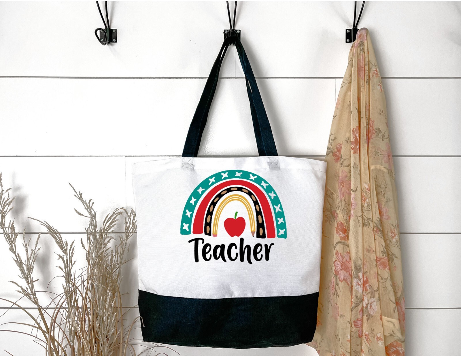 Teacher Gift Teacher Appreciation Gift | Large Canvas Tote Machine Wash & Dry