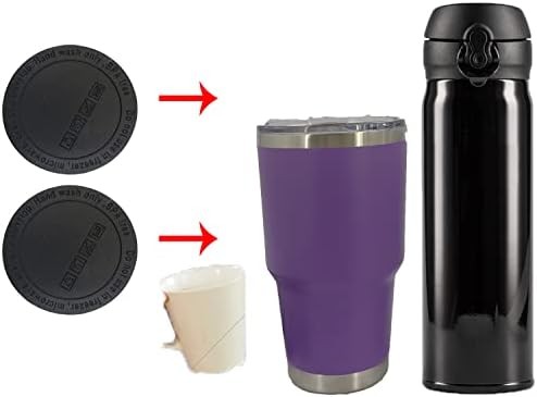 20pcs Rubber Bottoms for Sublimation Tumbler, Protective Non-Slip Silicone Botto