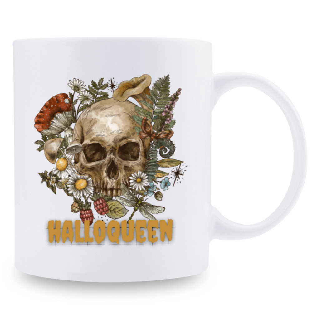 11 oz, Halloween funny Mug birthday gift drinking cup ceramic room decoration