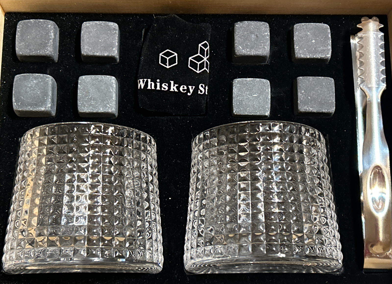 Birthday Gifts for Men, Whiskey Stones Gifts Set for Fathers Day Or Any Day