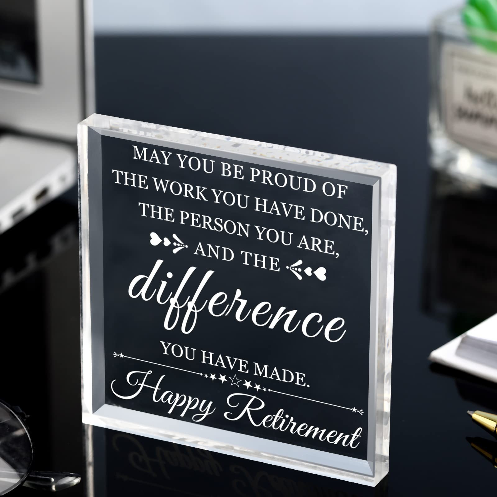 Happy Retirement Gifts for Men Women May You Be Proud of The Work Have Done Keep