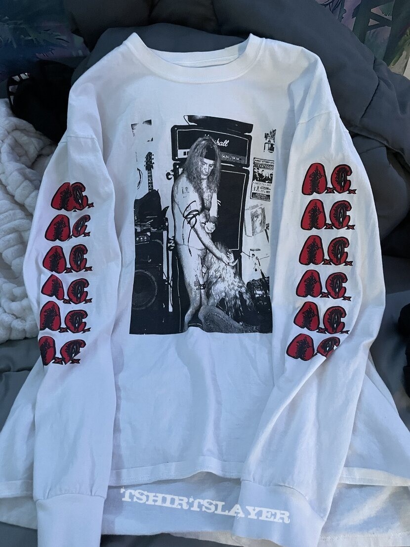AnalCunt AxCx Band High and Suck White Colour S to 5XL Longsleeve Shirt PN601