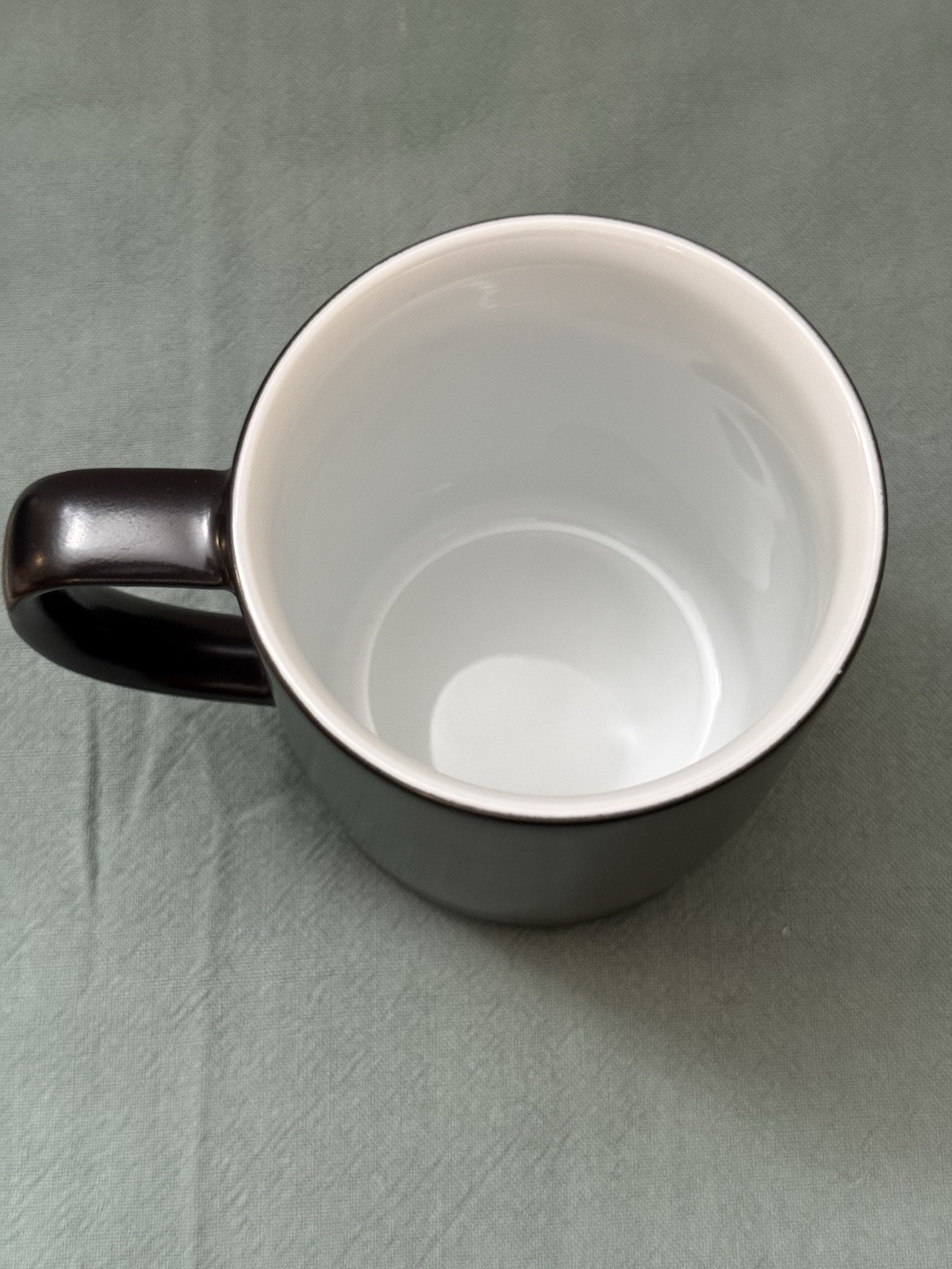 Porsche Black Matte Mug Kahla Germany Stuttgart Zuffenhausen 14oz NWOT